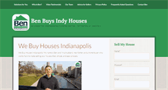 Desktop Screenshot of benbuysindyhouses.com