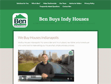 Tablet Screenshot of benbuysindyhouses.com